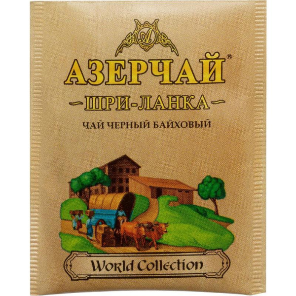 Чай Азерчай World collection Шри-Ланка черный 25 пакетиков