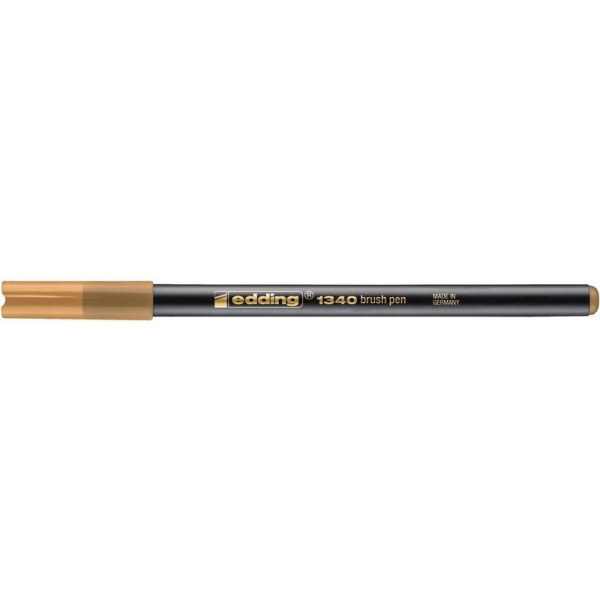 Ручка-кисть Edding 1340/13 светло-коричневая (толщина линии 1-4 мм)