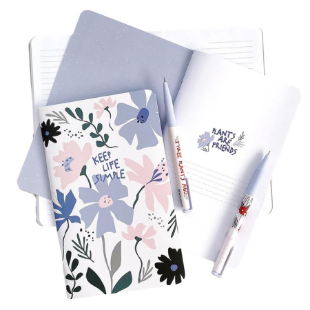 Блокнот Be Smart Sentiment А5 48 листов разноцветный в линейку на  скрепке (130х210 мм)