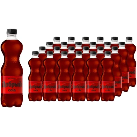 Напиток Добрый газированный Cola без сахара 0.5 л Напиток Добрый газированный Cola без сахара 0.5 л