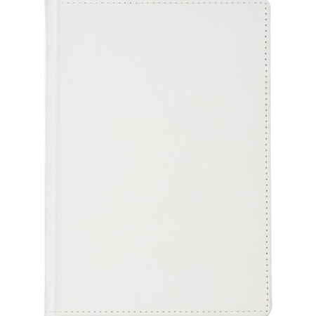Ежедневник недатированный Attache Velvet искусственная кожа Soft Touch  A5+ 136 листов белый (146х206 мм)
