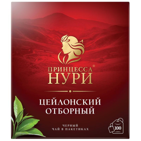 Чай Принцесса Нури Отборный черный 100 пакетиков Чай Принцесса Нури Отборный черный 100 пакетиков