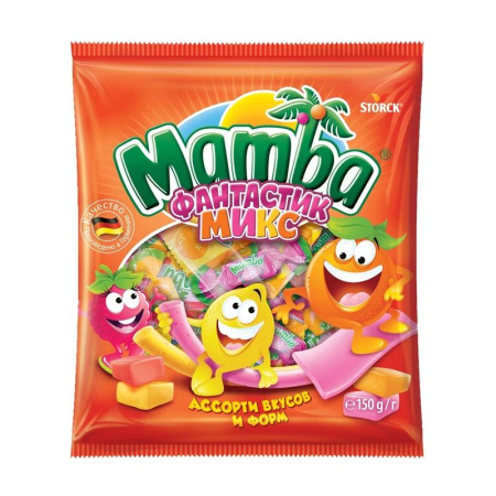 Конфеты жевательные Mamba Фантастик микс 150 г Конфеты жевательные Mamba Фантастик микс 150 г