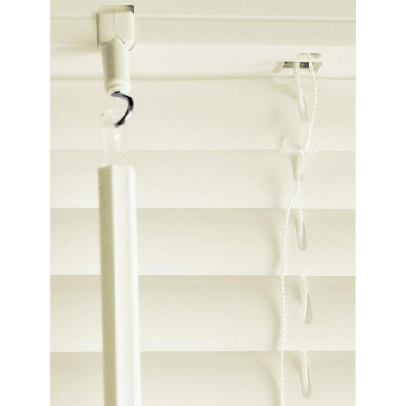 Жалюзи горизонтальные пластиковые ванильные (60х160 см)