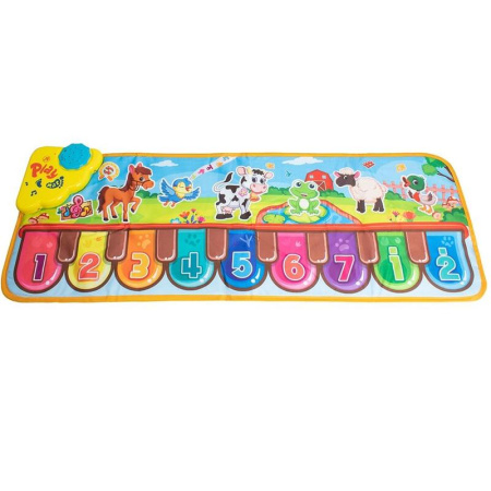 Игра развивающий коврик Музыкальные зверята