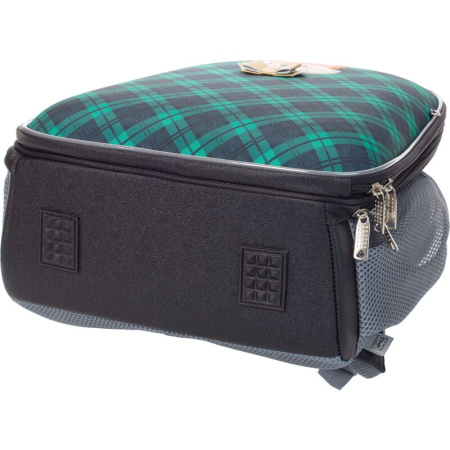 Ранец Комус Класс Basic Лисичка зеленый с двумя отделениями