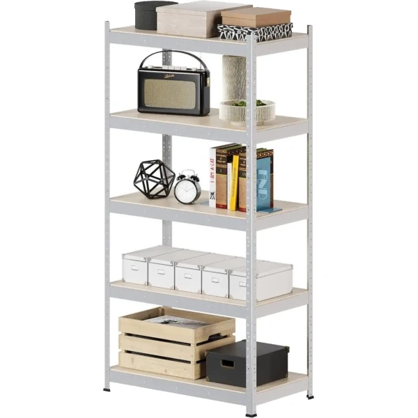 Стеллаж металлический First HIT Board 5 полок (металлик, 912х500х1824  мм)