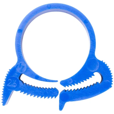 Хомут пластиковый Clip-Track 22-26 мм синий 10 штук
