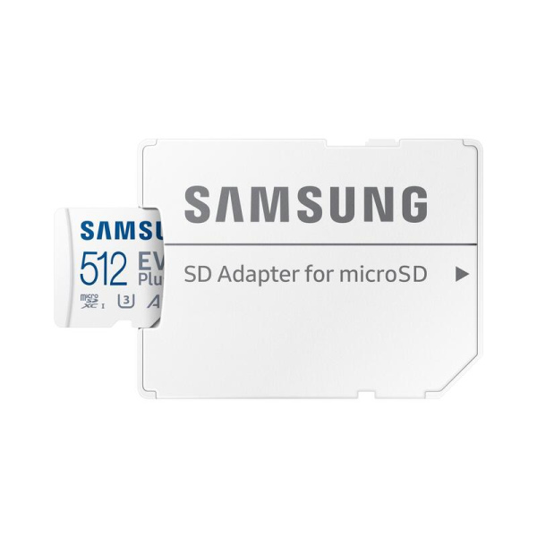 Карта памяти 512 ГБ microSDXC Samsung Evo Plus UHS-I U3 V30 A2  (MB-MC512KA/APC)