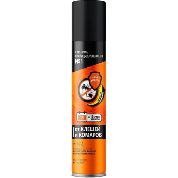 Средство от насекомых №1 аэрозоль от клещей/комаров 150 мл