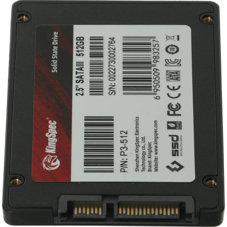 SSD накопитель Kingspec 512 ГБ (P3-512) SSD накопитель Kingspec 512 ГБ (P3-512)