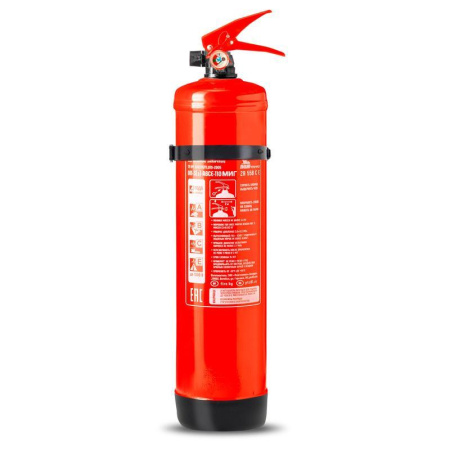 Огнетушитель порошковый ОП-3(з) Миг АВСЕ в комплекте с кронштейном КТМ-3