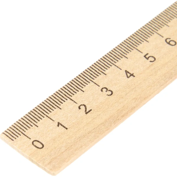 Линейка Выбор есть набор 20, 25, 15, 30 см деревянная коричневая (4  штуки в упаковке)