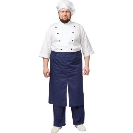 Фартук поварской синий