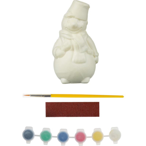Набор для творчества игрушка-раскраска Lori Забавный снеговик