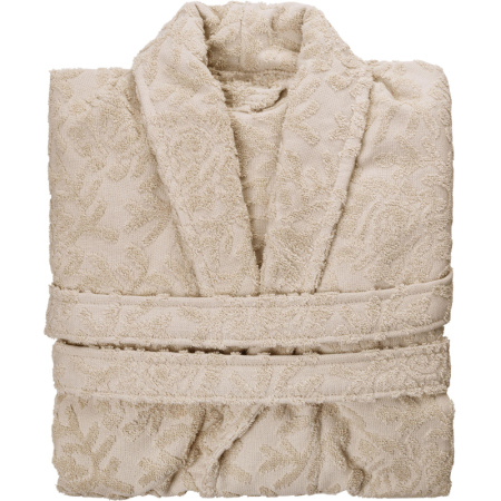 Халат махровый Комус Roesia 50-52 (L-XL) бежевый