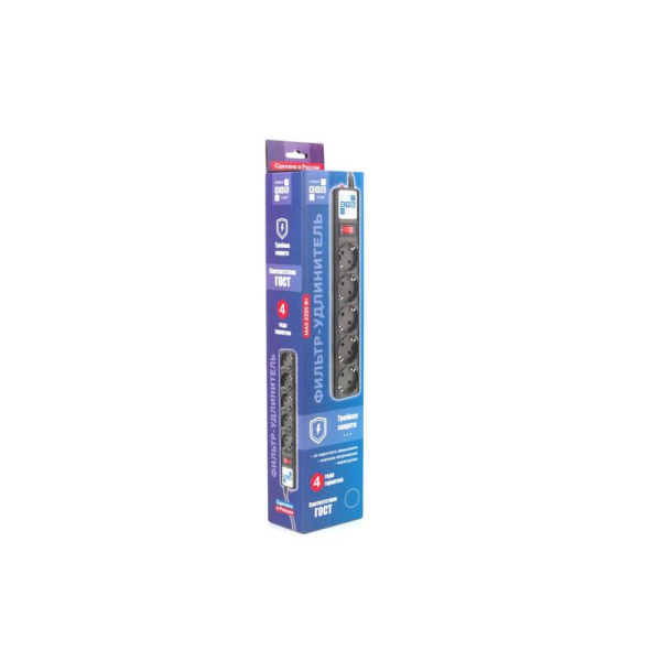 Сетевой фильтр Power Cube B 5 розеток 1.9 м (SPG5-С2)