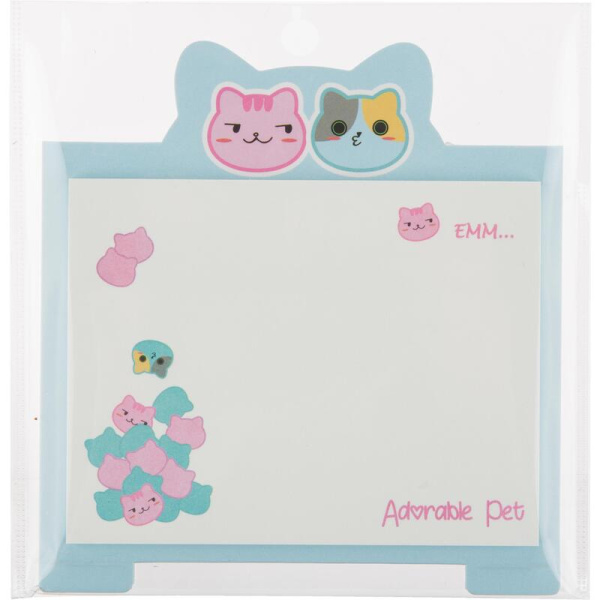 Стикеры M&G Adorable Pet 76x101 мм 2 цвета (1 блок 40 листов)