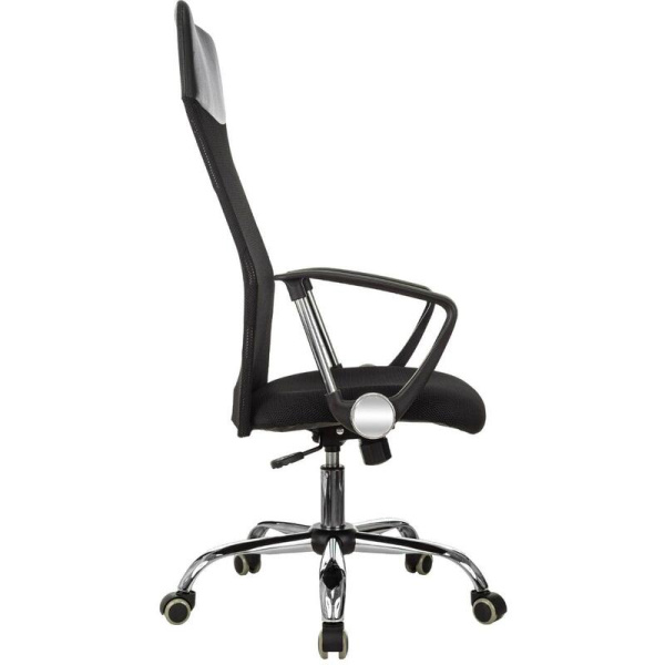 Кресло для руководителя Easy Chair 508 TTW черное (экокожа/сетка/ткань,  металл)
