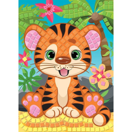 Набор для творчества Аппликация Тигренок