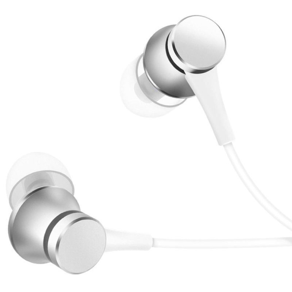 Наушники Xiaomi Mi In-Ear Headphones Basic серебристые