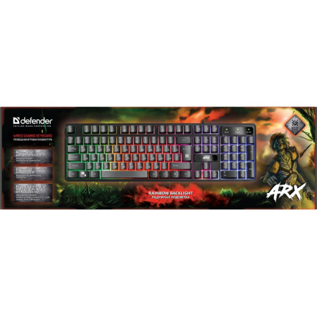 Клавиатура беспроводная Defender Arx GK-196L (45196)