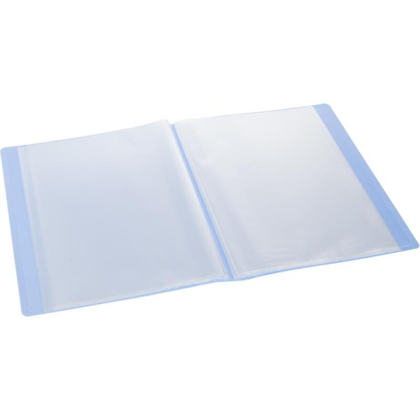 Папка файловая на 60 файлов Attache Selection Breeze А4 40 мм голубая  (толщина обложки 0.7 мм)