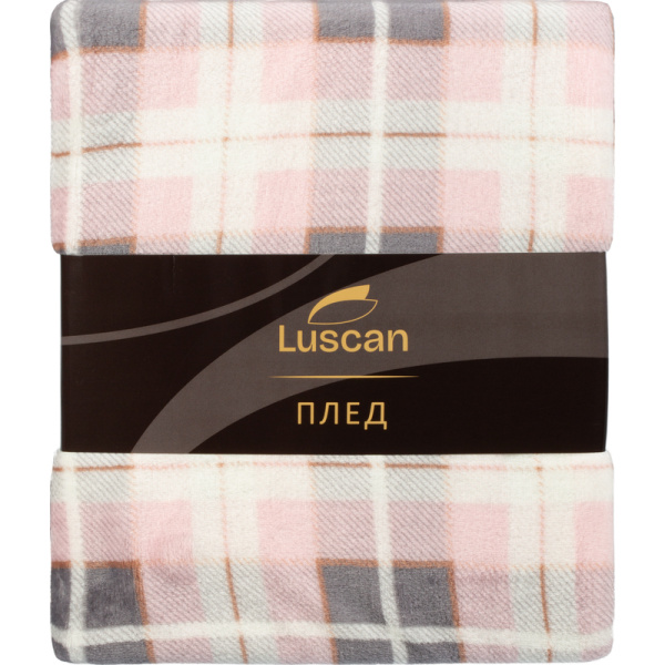 Плед Luscan микрофибра 150х200 см розовый