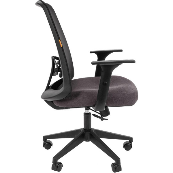 Кресло офисное Chairman 535 LT серое/черное (сетка/ткань, пластик)