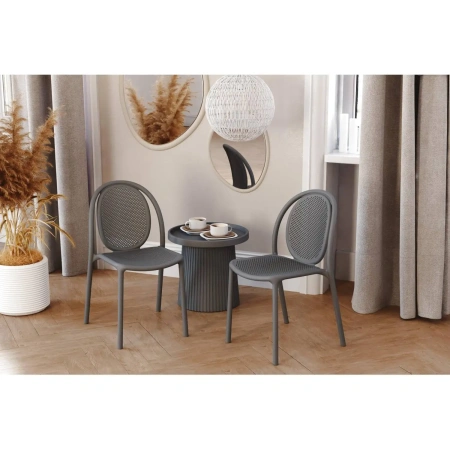 Стул Sheffilton SHT-S172 тёмно-серый (пластик)