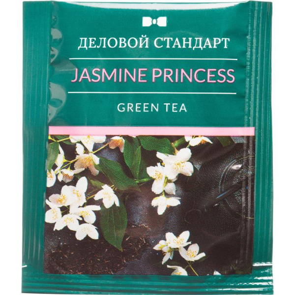 Чай Деловой Стандарт Jasmine princess зеленый с жасмином 100 пакетиков