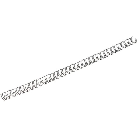 Пружины для переплета металлические ProMega Office 3:1 7,9 мм черные 34 кол