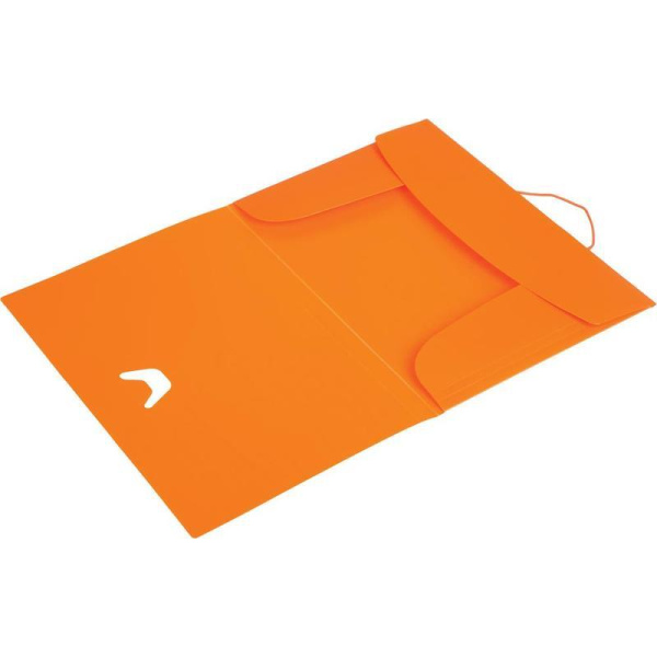 Папка на резинке Attache Fantasy А4 пластиковая оранжевая (0.45 мм, до 200 листов)