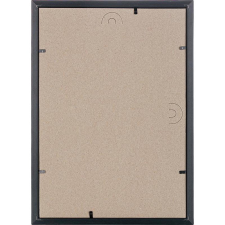 Рамка с паспарту Зебра А4 21x30 см пластиковый багет 14 мм черная