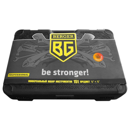 Набор инструмента универсальный Berger 151 предмет (BG151-1214)