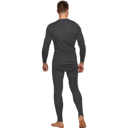 Термофутболка Comazo мужская Activ-35 трикотаж полиэстер темно-серая с  начесом (размер 58, рост 182)