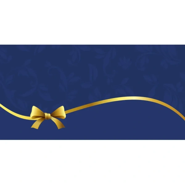 Конверт для денег подарочный 85x165 мм с лакировкой (10 штук в упаковке,  КД-250)