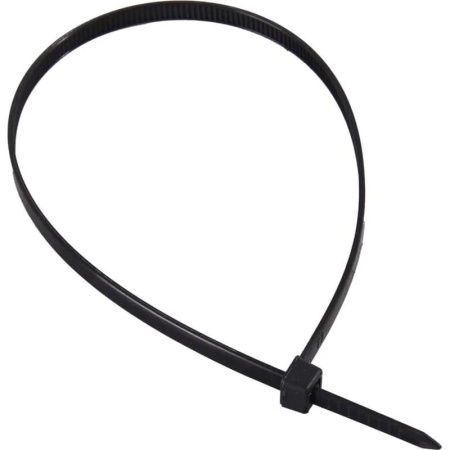 Хомут (стяжка) пластиковый Вихрь 300x4.8 мм черный 100 штук