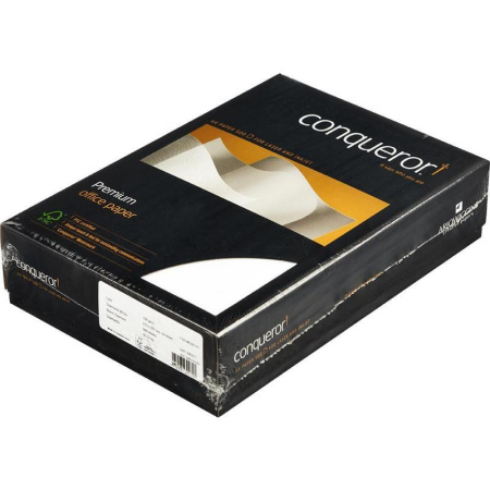 Бумага Arjowiggins Conqueror с тиснением Верже A4 цвет белый бриллиант (100 г/кв.м, 500 листов)