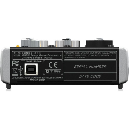 Микшерный пульт Behringer 302USB Микшерный пульт Behringer 302USB