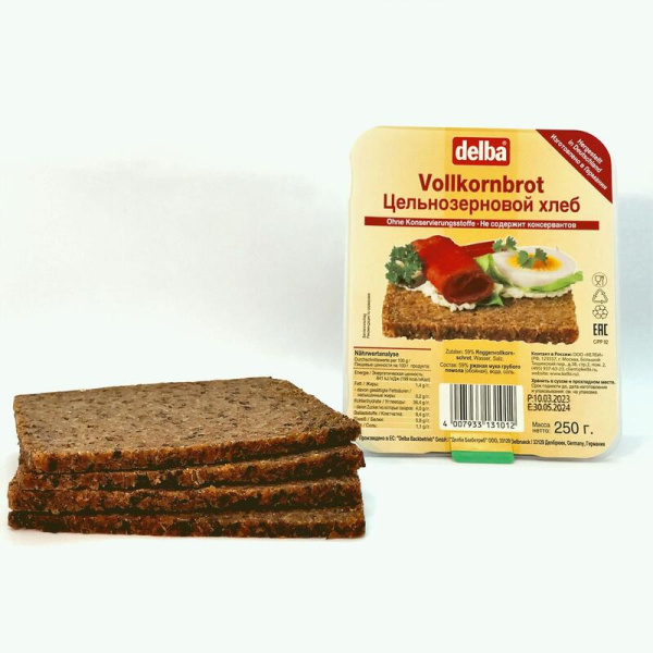 Хлеб Delba ржаной 250г