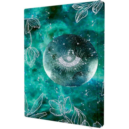 Блокнот Полином Лунная мистерия А6 96 листов разноцветный в клетку на  сшивке (105х150 мм)