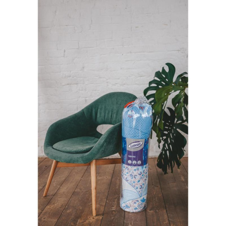 Одеяло Luscan Эконом 140х205 см файбер/микрофибра стеганое