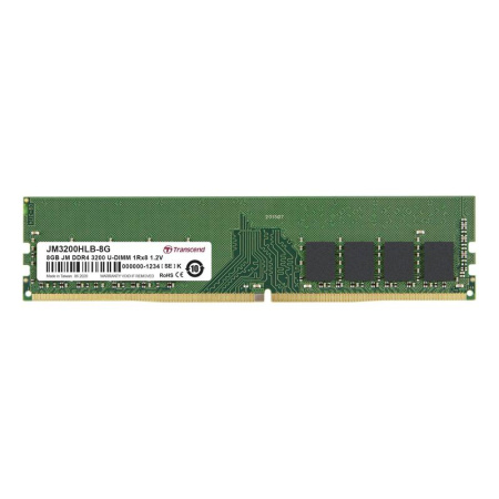 Оперативная память Transcend 8 ГБ JM3200HLB-8G (DIMM DDR4) Оперативная память Transcend 8 ГБ JM3200HLB-8G (DIMM DDR4)