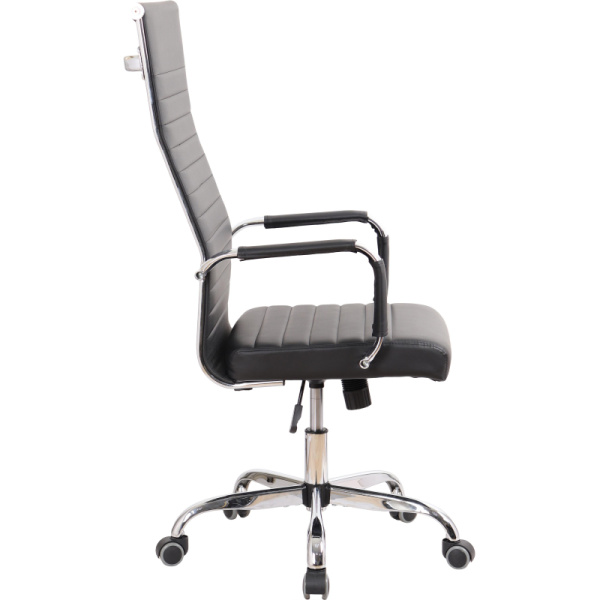 Кресло для руководителя Easy Chair 566 TPU чёрное (экокожа, металл)