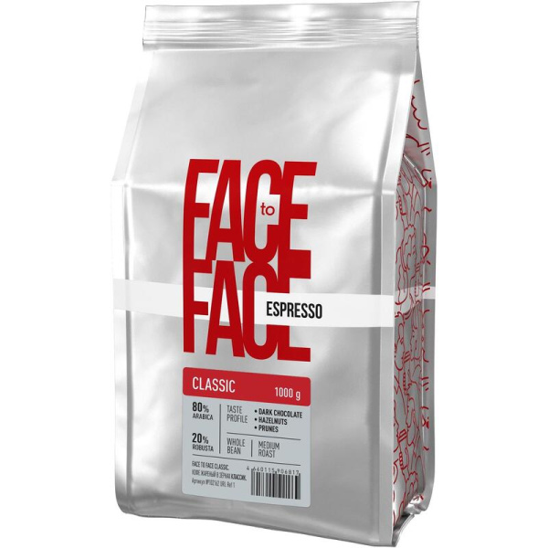 Кофе в зернах Face to Face Classic 1 кг