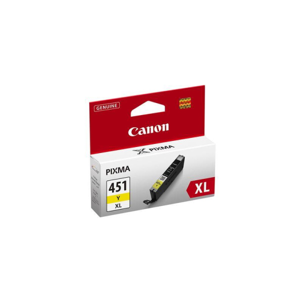 Картридж Canon CLI-451XL Y 6475B001 желтой повышенной емкости для MG5440/6340