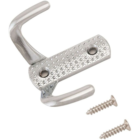 Вешалка настенная двухрожковая Стандарт 011 B CP (10202)