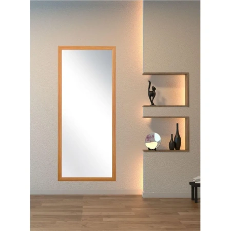 Зеркало настенное Комус Мебель НБ68 (бук, 600х1400 мм)