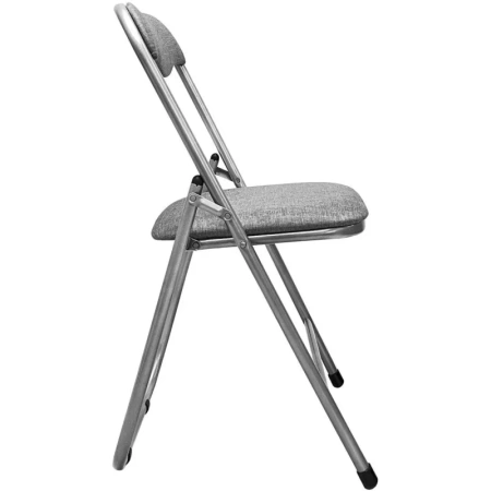 Стул складной РС 04 серый/серебро (ткань)